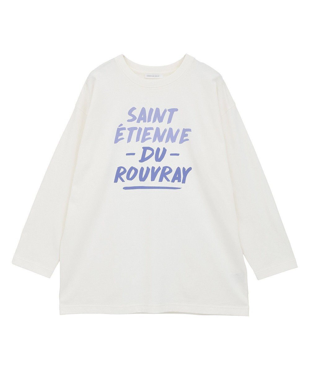 AMERICAN HOLIC 手書き風ロゴロングTシャツ 