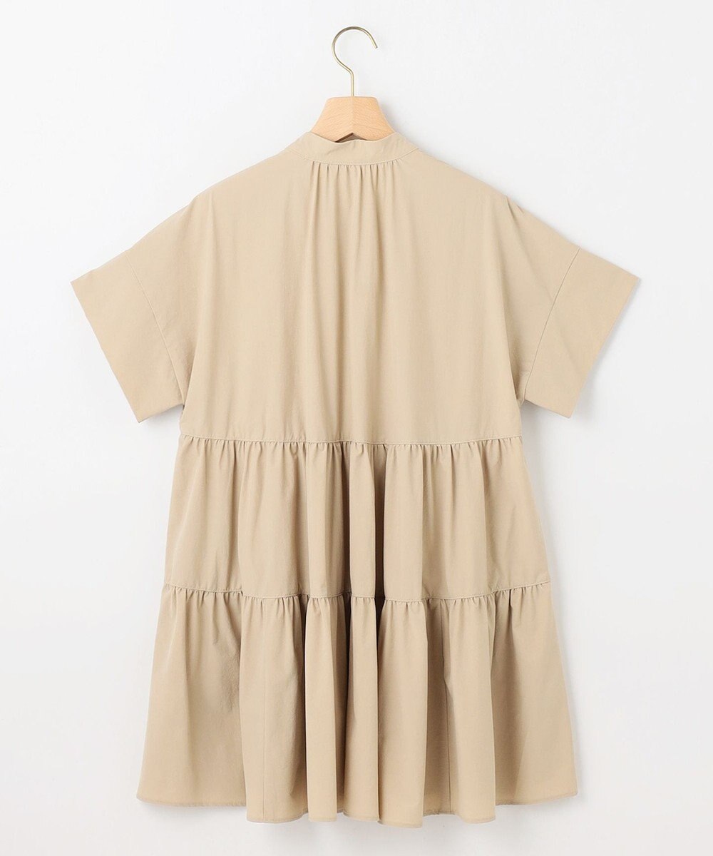 組曲 S スーパーライトストレッチティアード ブラウス 