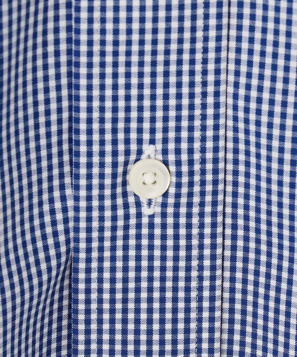 J.PRESS MEN 【PREMIUM PLEATS / 形態安定】ギンガムチェック ドレスシャツ / B.D. 