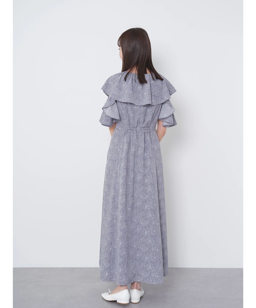 earth music&ecology ２ＷＡＹ　フリルスリーブワンピース 