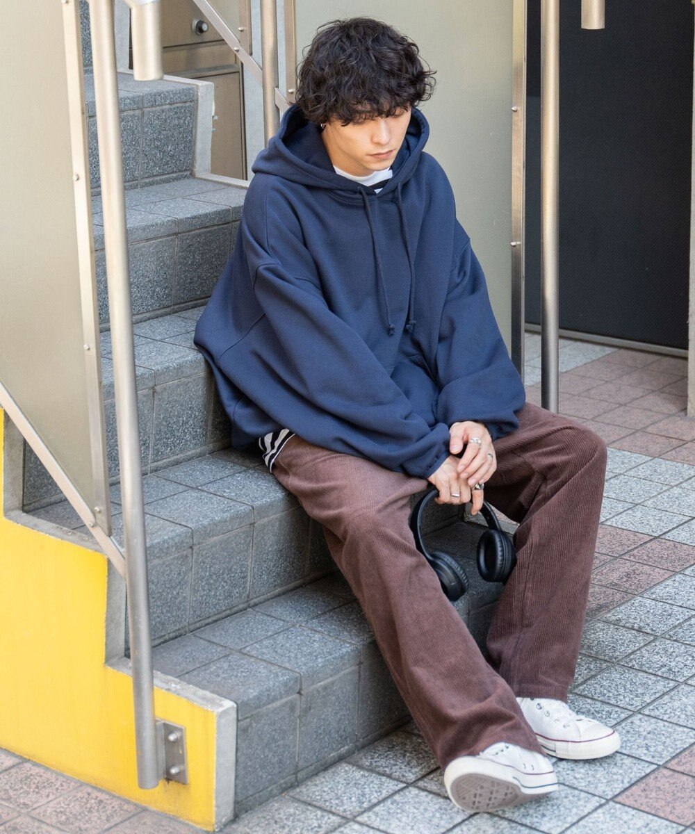 WEGO コーデュロイイージーワイドパンツ 