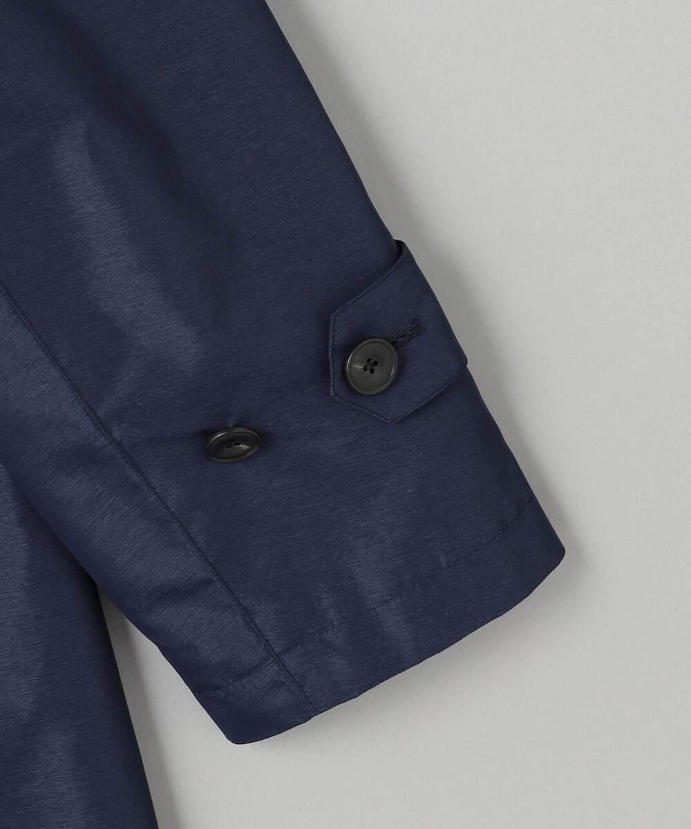 GOTAIRIKU ダウンライナー装着可【半裏仕様】メランジシャンブレー ステンカラースプリングコート 