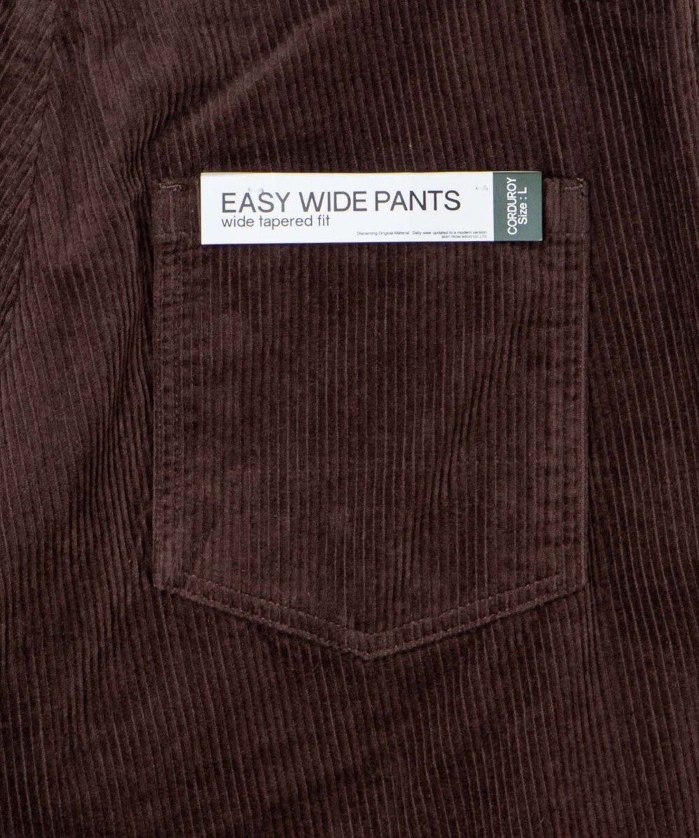 WEGO コーデュロイイージーワイドパンツ 
