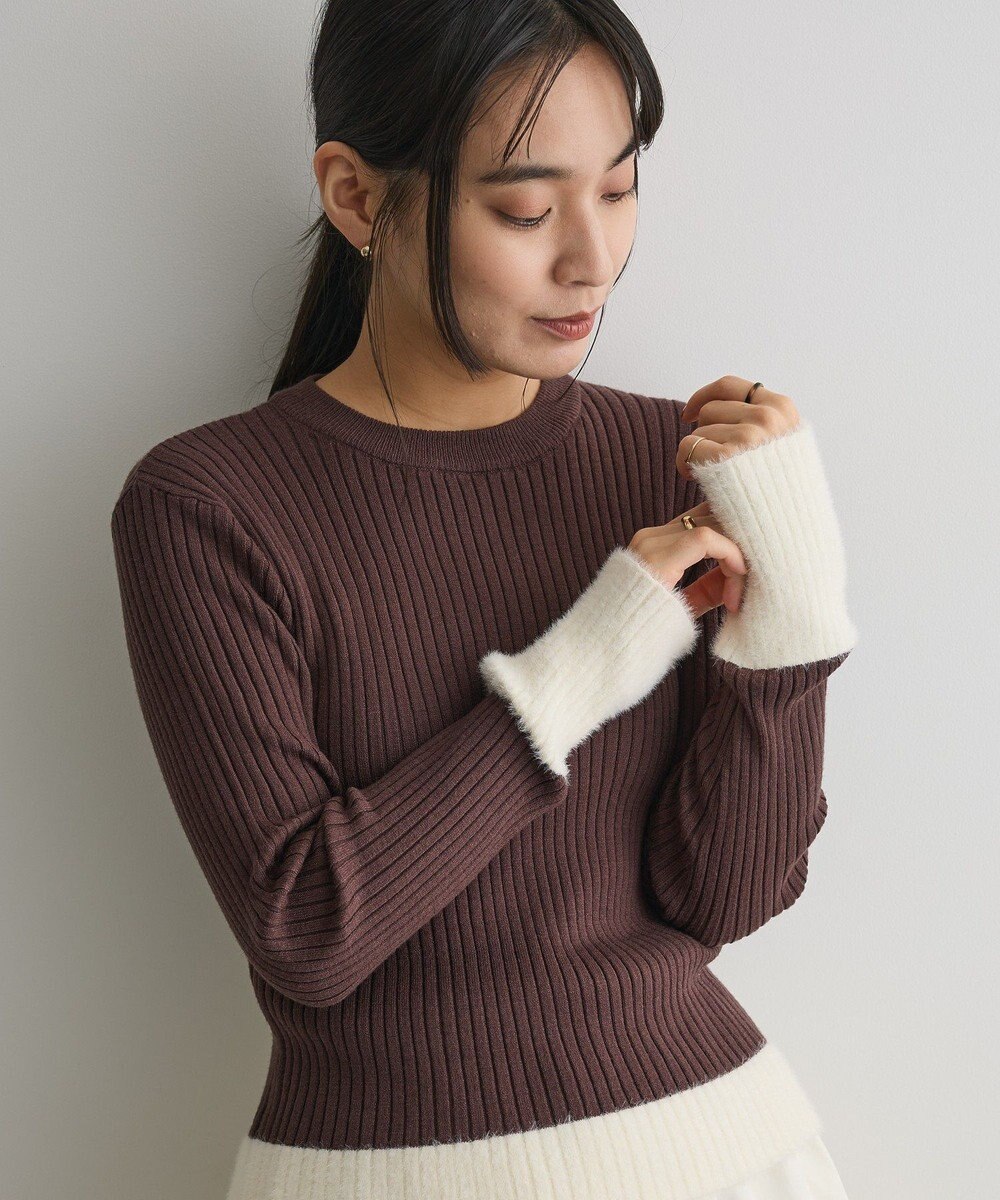 CRAFT STANDARD BOUTIQUE とてもち袖シャギーニットプルオーバー 