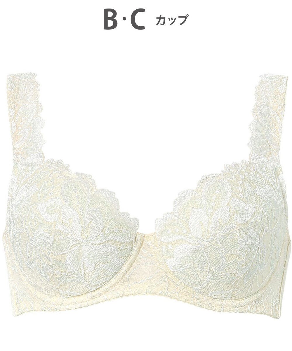 Wing ブラジャー Wing Lesiage 包みこむようなフィット感 安定感のあるつけごこち 肩にくいこみにくい ブラ PB3010 ウイング／ワコール 