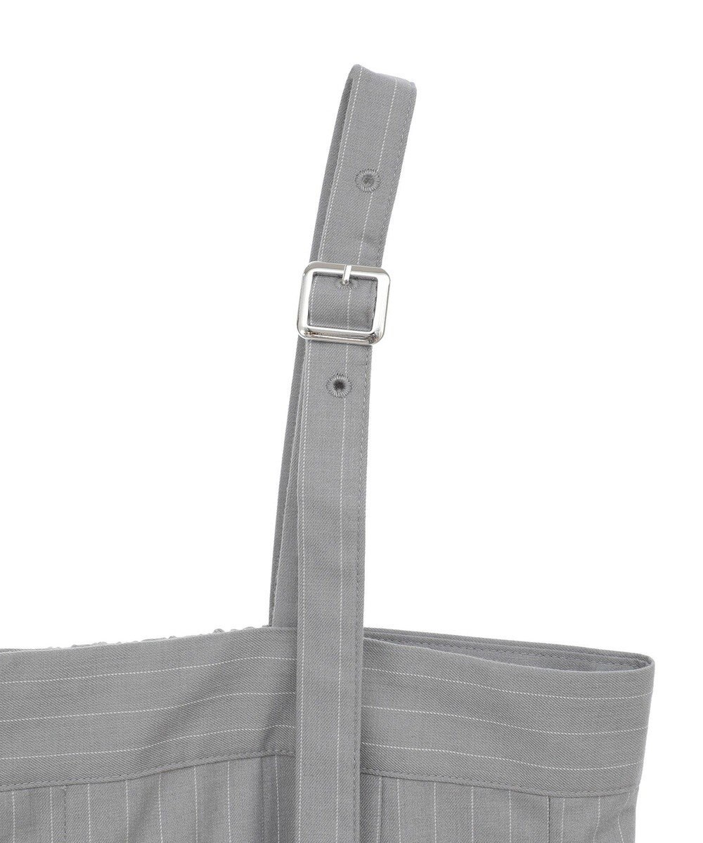 Green Parks ピンストライプベアトップジャンスカ 