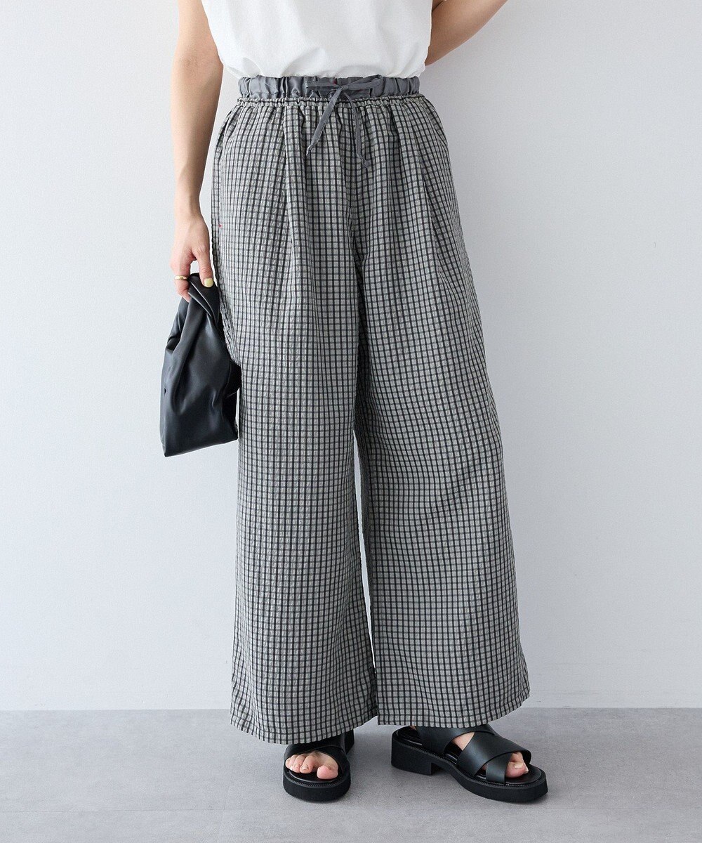 CRAFT STANDARD BOUTIQUE サッカーチェックイージーパンツ 