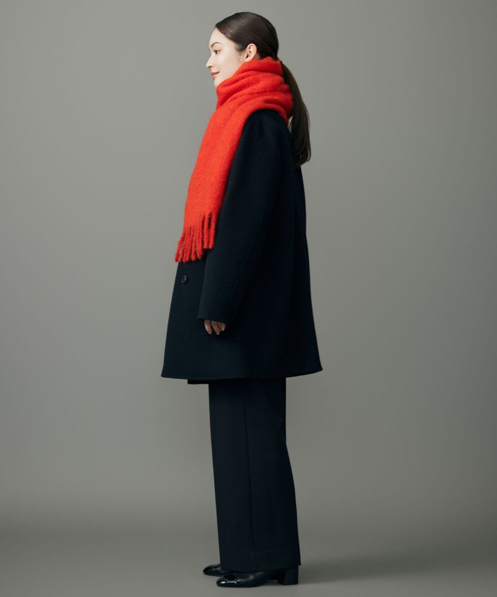 自由区 S ウールリバーダブルブレストコート 