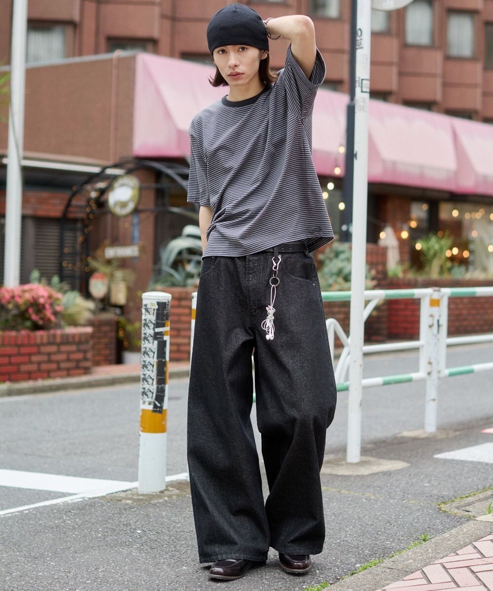 WEGO 【ユニセックス着用ITEM】ボーダーリンガーT（SS） 