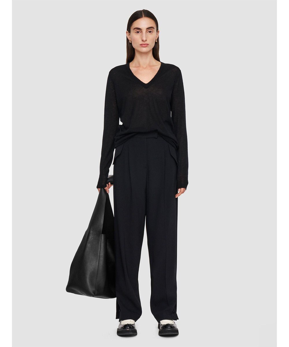 JOSEPH フルイドツイル　テーパードトラウザーズ 