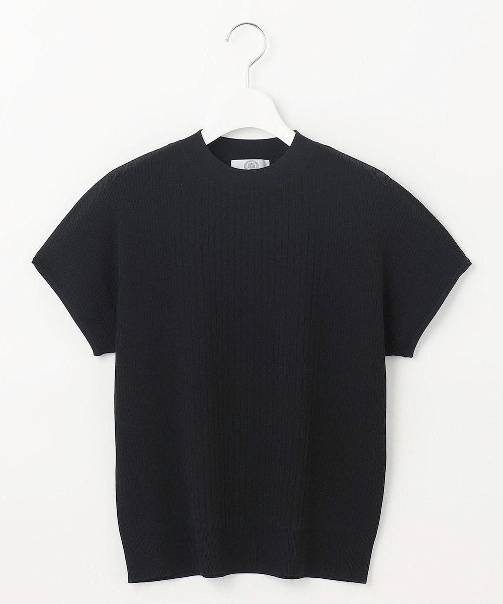 J.PRESS LADIES L 【洗える】レーヨンエリートストレッチ フレンチスリーブ ニット 