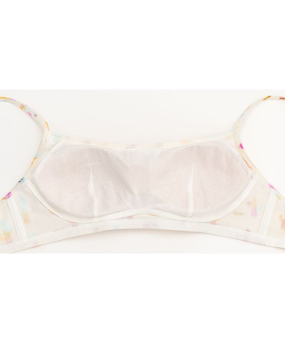 tsumori chisato SLEEP ノンワイヤーブラ　パッドつき　綿混　伸縮性がよい　ペアショーツあり　/ワコール　UBX552 