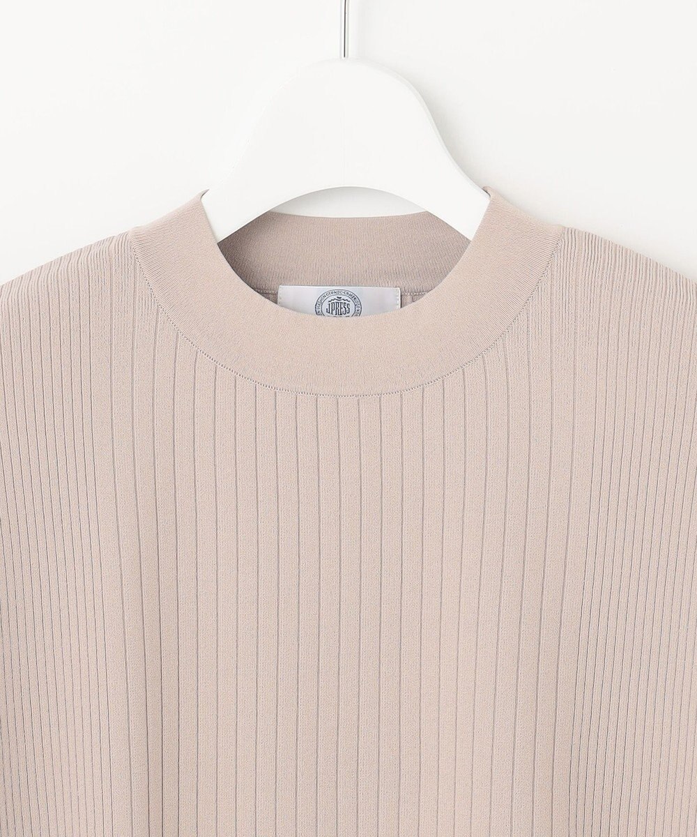 J.PRESS LADIES L 【洗える】レーヨンエリートストレッチ フレンチスリーブ ニット 