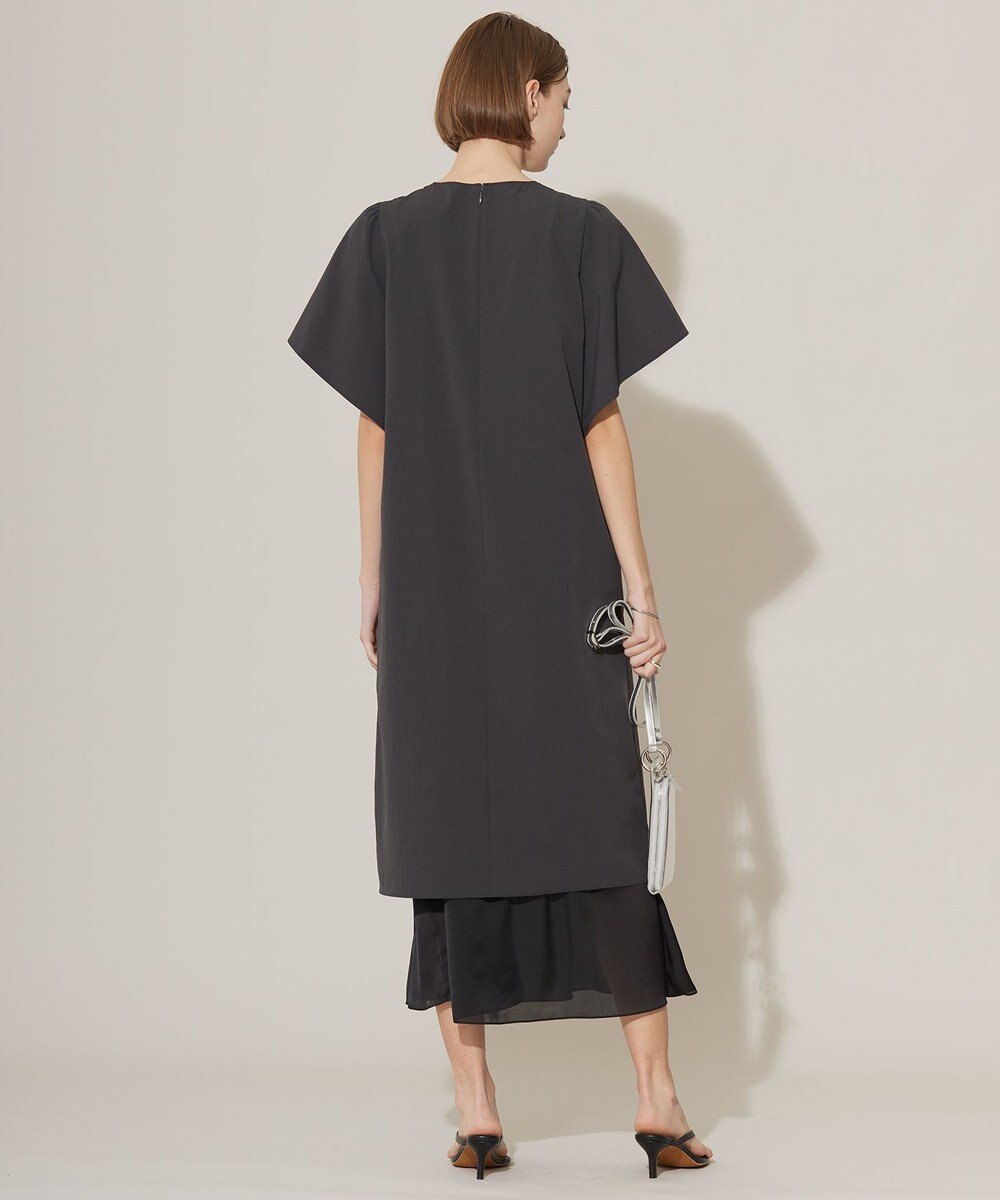 ICB 【洗える】ヴィンテージスパンブロード ワンピース 