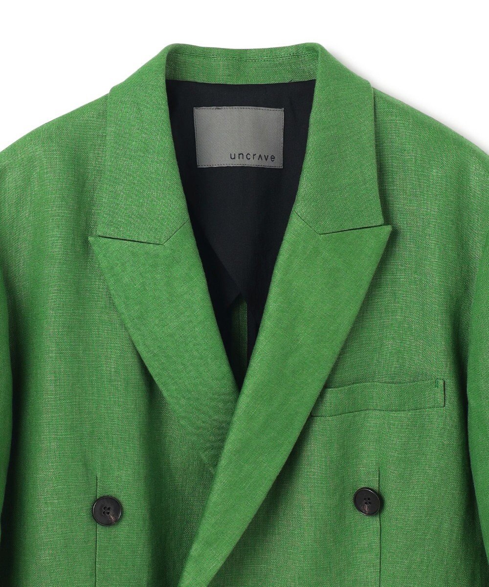 uncrave リネンオックスフォード ビッグジャケット 