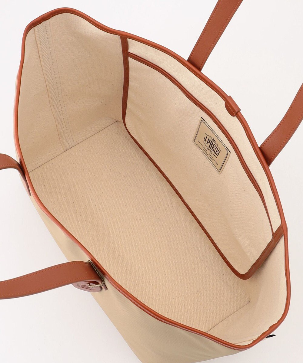 J.PRESS MEN ターポリン カジュアルトートバッグ / レザーハンドル 