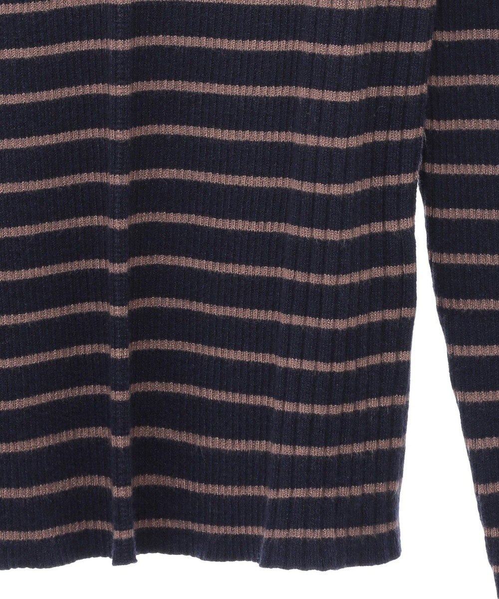 earth music&ecology やわらかタッチハイネックリブニットプルオーバー 