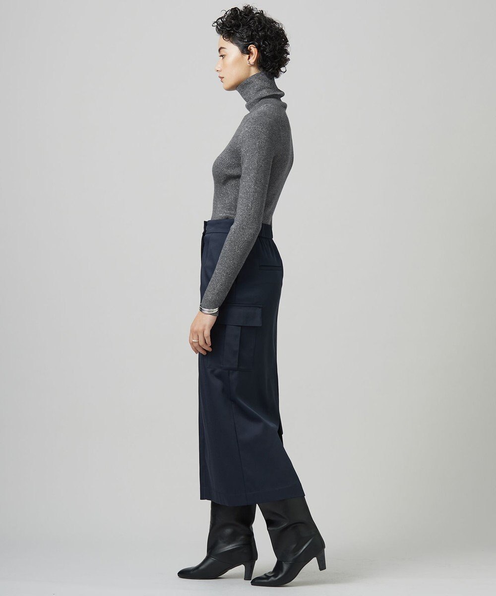 ICB 【CLASSY.1月号掲載・新色追加・洗える】エクストラファインメリノ タートルネックプルオーバー 