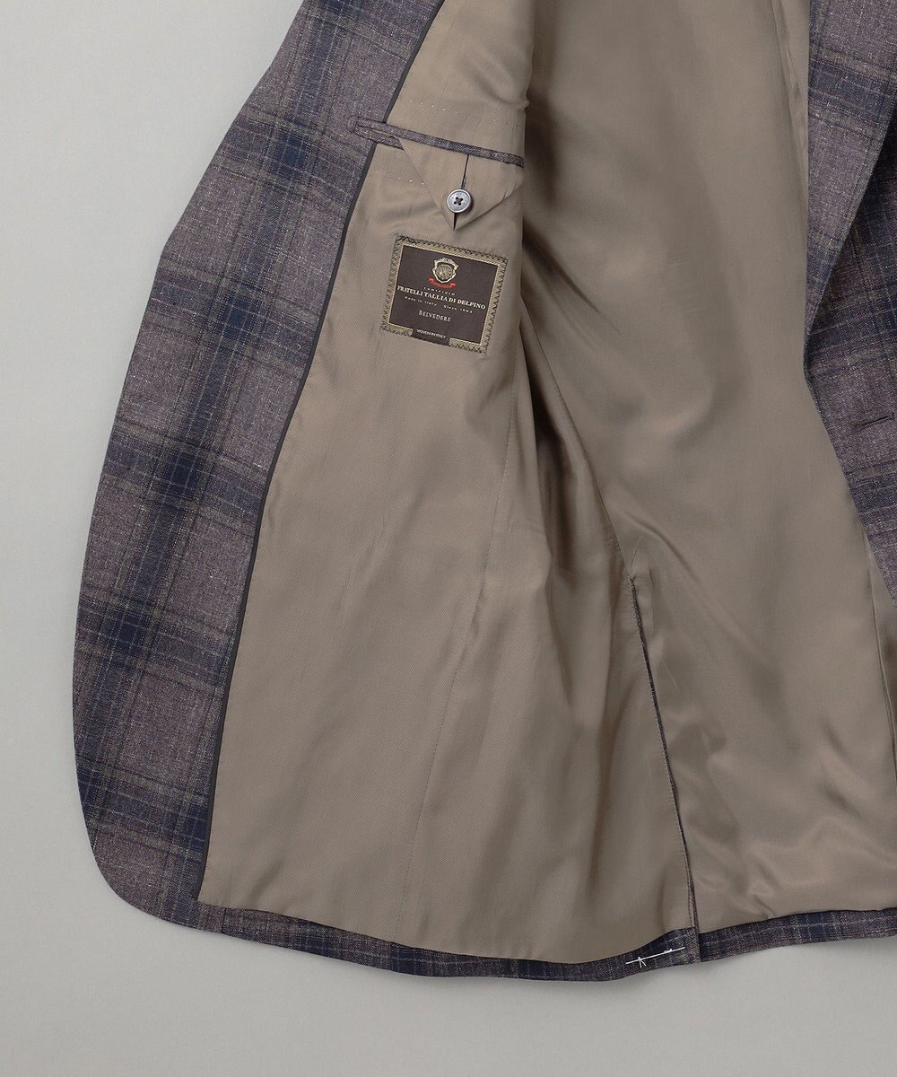 GOTAIRIKU 【DELFINO】シルクリネンライトツイード ジャケット 