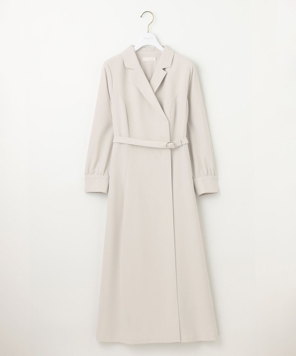 ANY SIS 【洗える】レディテーラード ワンピース 