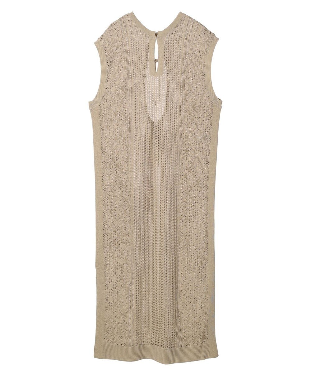 Green Parks 前後２Ｗａｙ　透かし柄ニットワンピース 