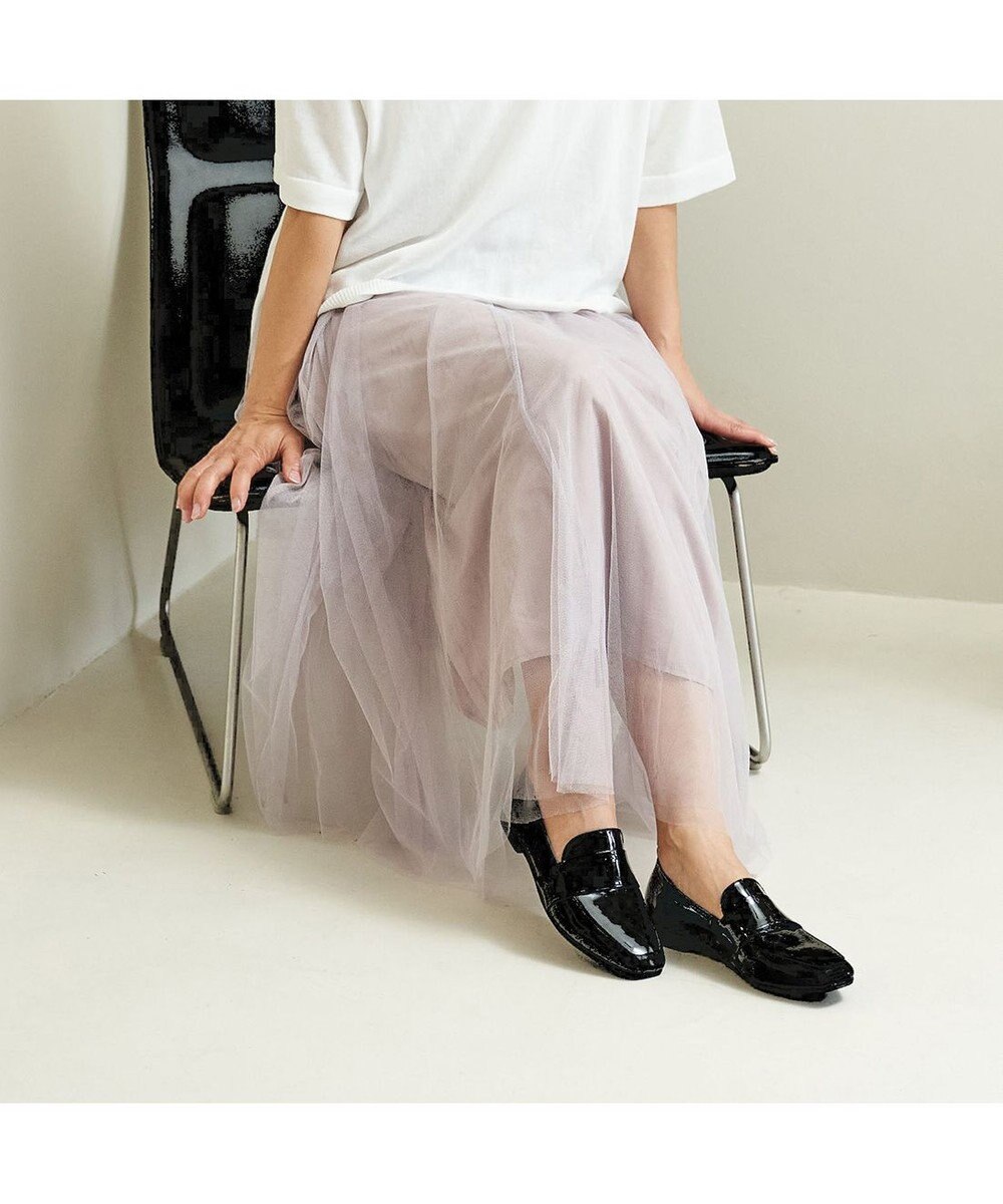 ing <ing>【WEB限定】レザーベルトローファー 