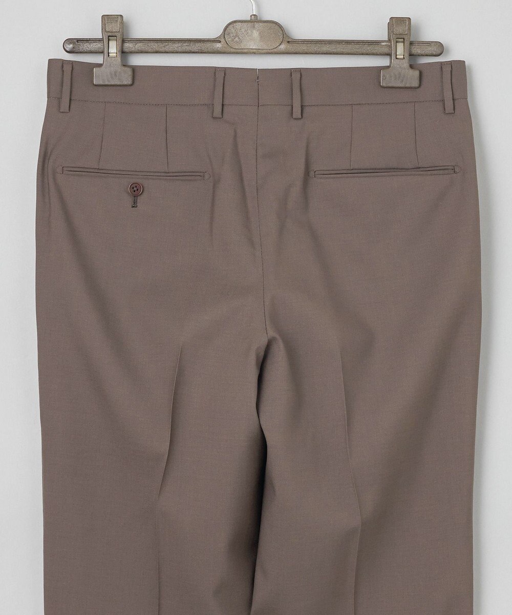 GOTAIRIKU ロングセラー【洗える/折り目加工/シワになりにくい/ウエストアジャスター】ウォッシャブル サマーウール100％パンツ_限定色(ノータック)25年モデル 