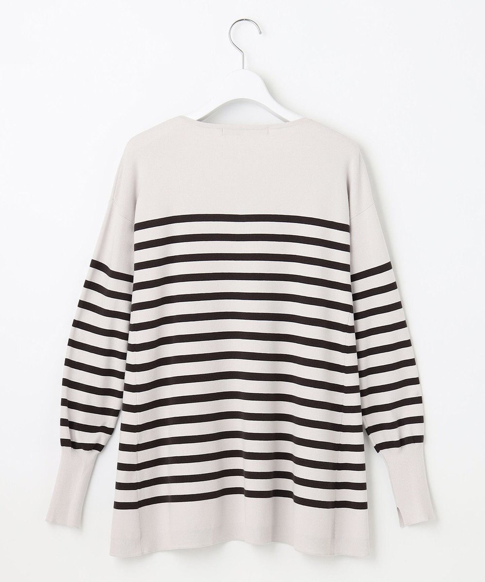 自由区 【洗える/セット可】レーヨンストレッチ Vネックニット 