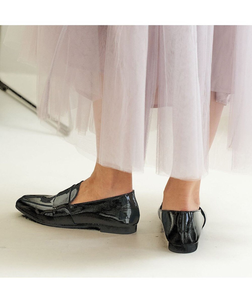 ing <ing>【WEB限定】レザーベルトローファー 