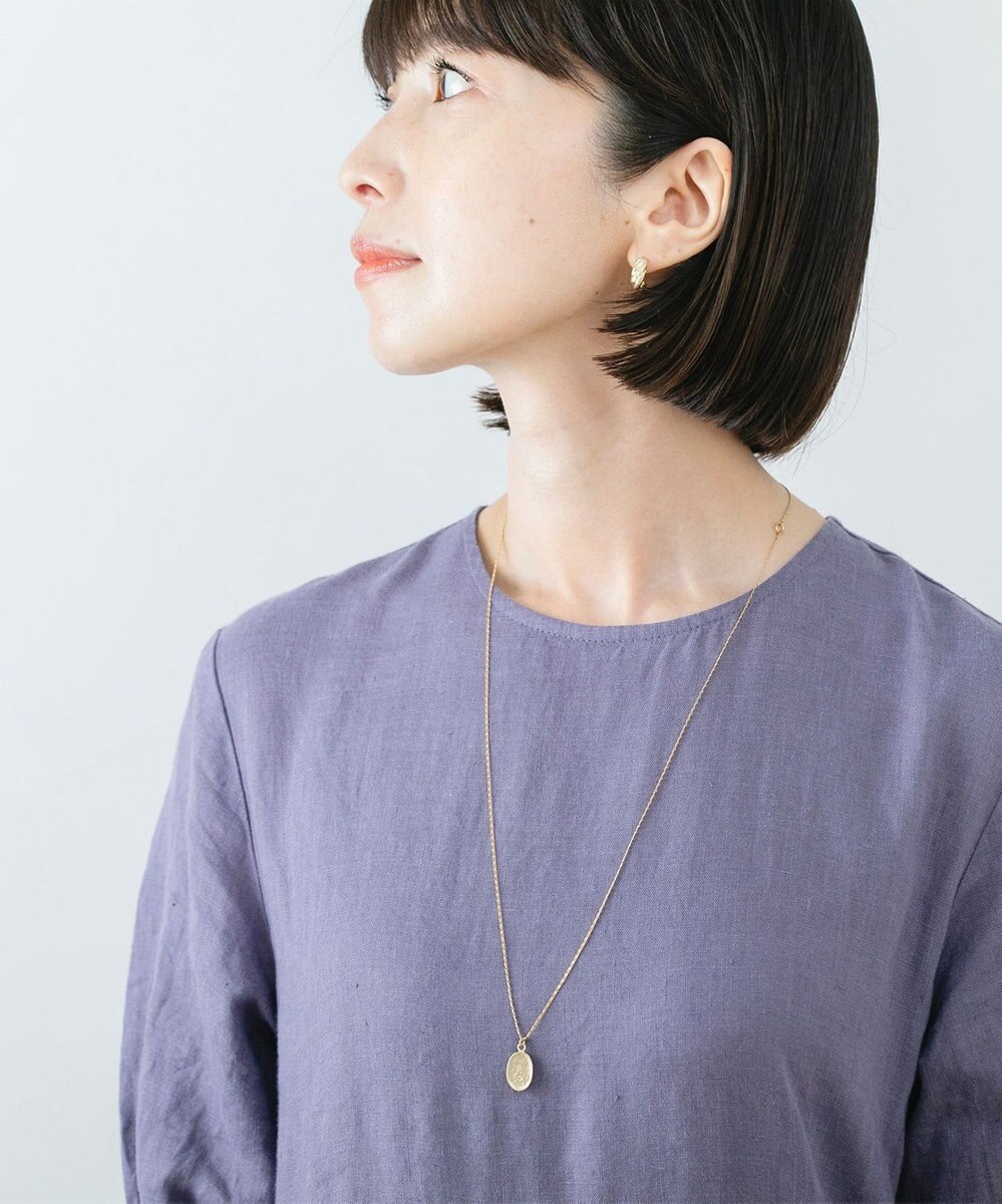 Pisceans オーバルメダイユネックレス 