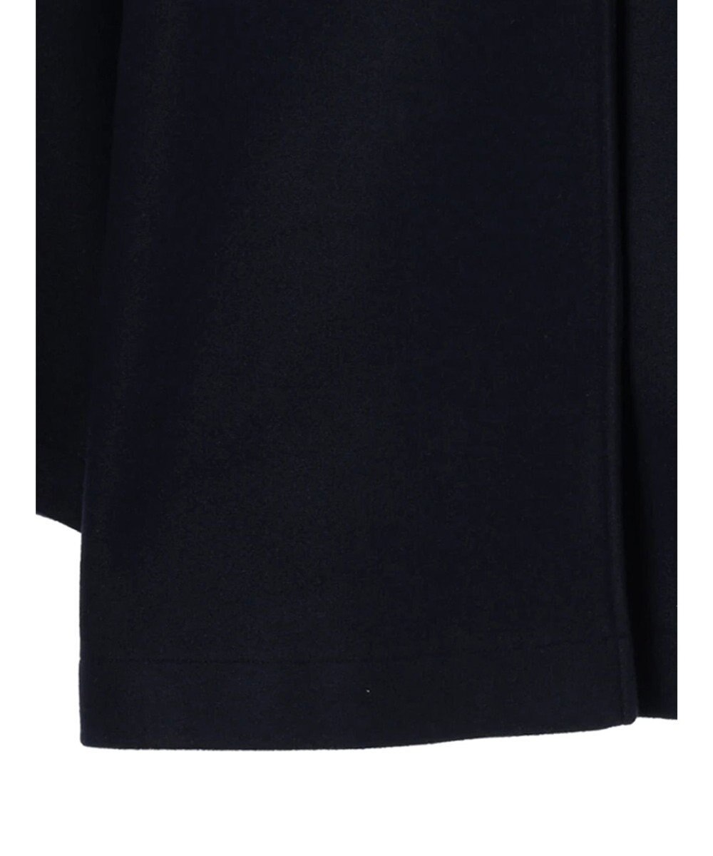 Green Parks 洗えるノーカラーショートコート 