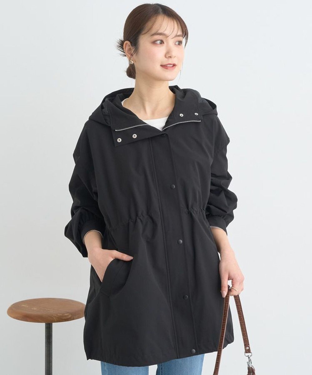 earth music&ecology ドロストミドル丈パーカー 