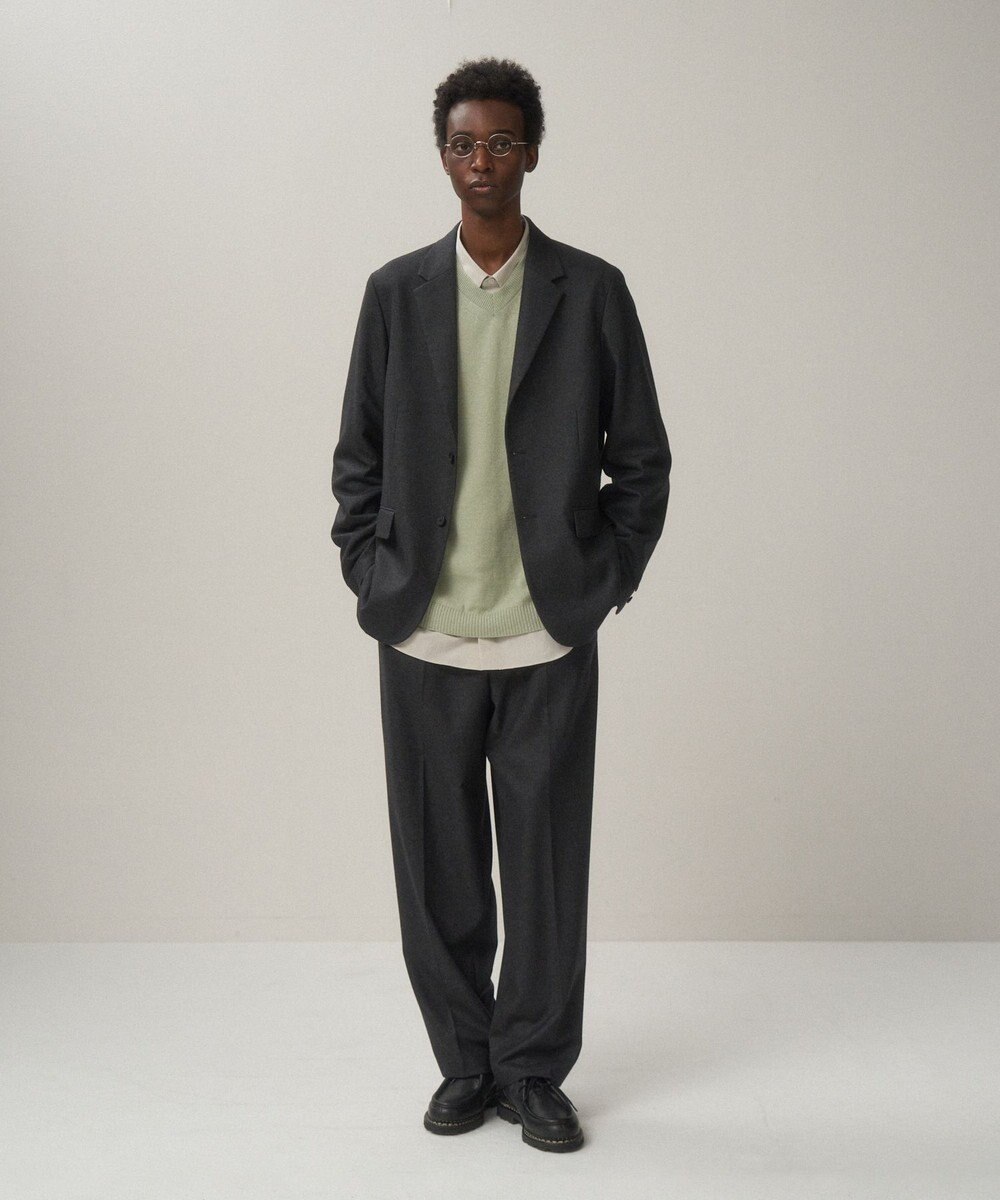 ATON MERINO COLLEGE FLANNEL | テーラードジャケット - UNISEX 