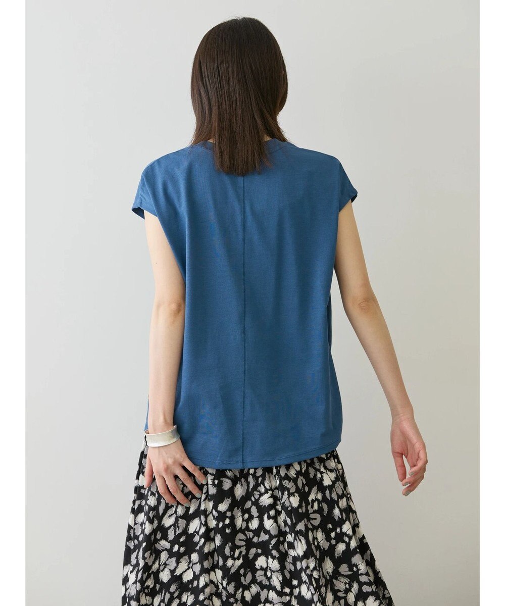 AMERICAN HOLIC 接触冷感フレンチスリーブカットプルオーバー 