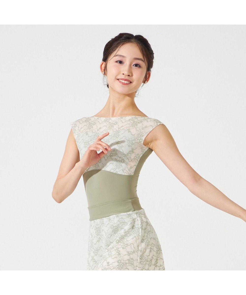 Chacott ノースリーブレオタード 