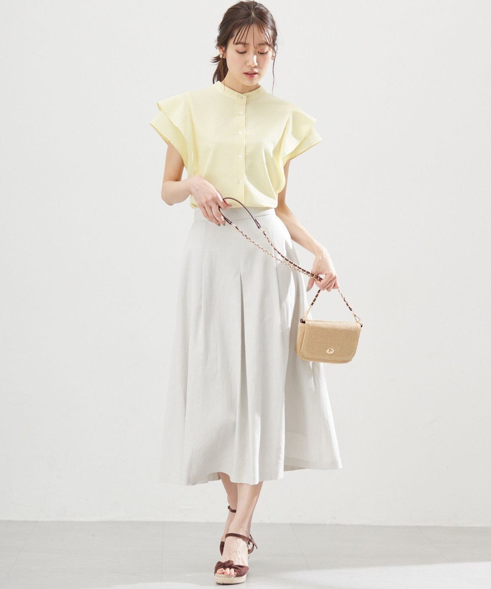 組曲 リネンレーヨン スカート 