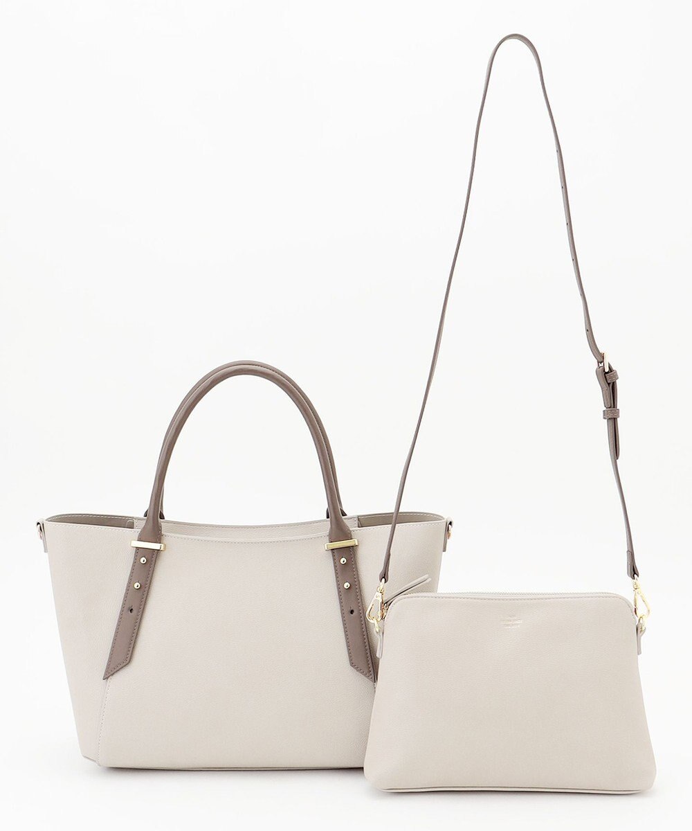 J.PRESS LADIES 【2点セット・A4サイズ収納可】MULTIトートバッグ 