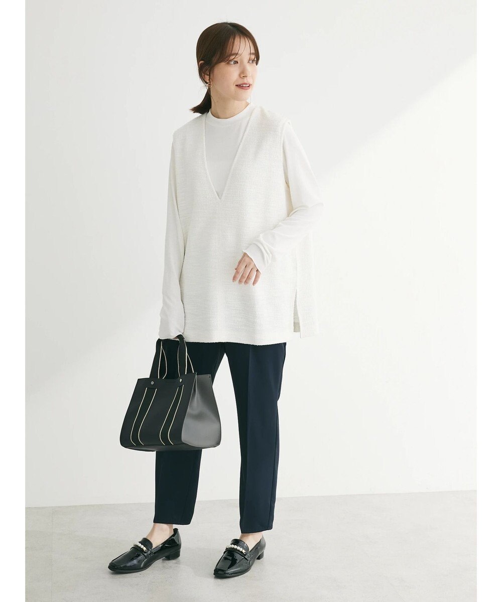 Green Parks きれいシルエットパンツ（とろみテーパード） 