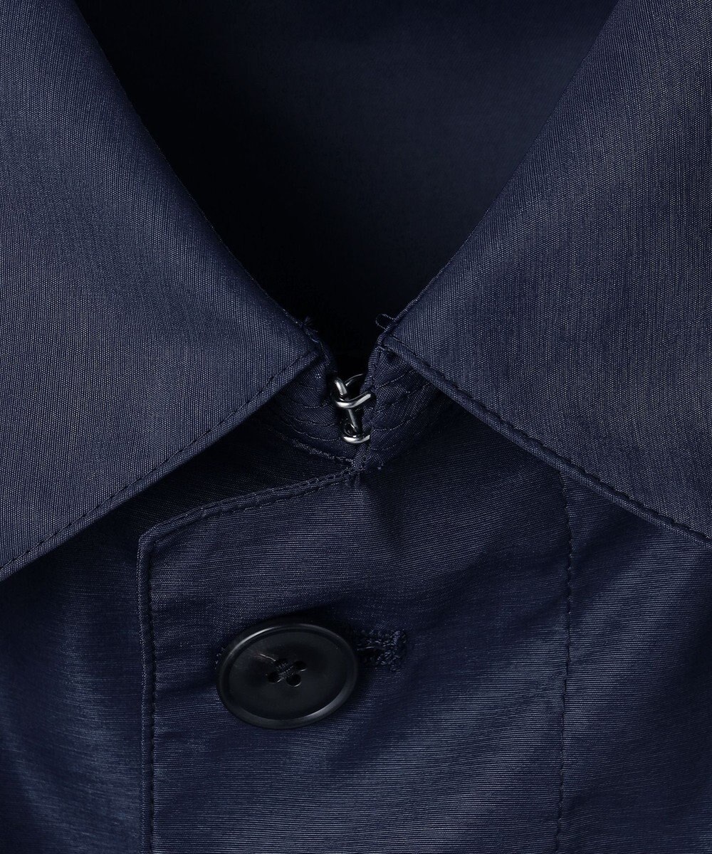 GOTAIRIKU ダウンライナー装着可【半裏仕様】メランジシャンブレー ステンカラースプリングコート 