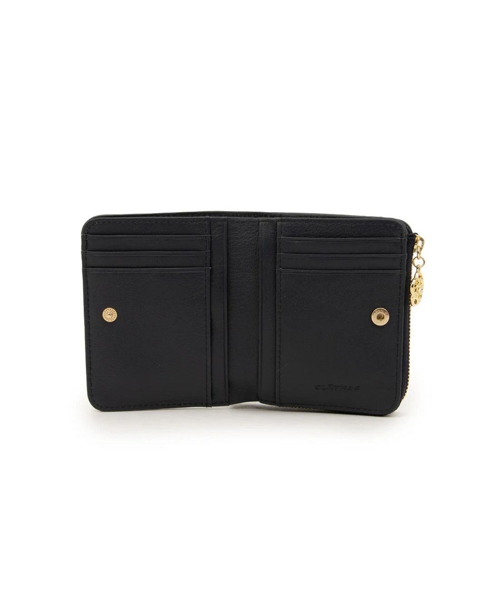CLATHAS ワッフル 二つ折り財布 