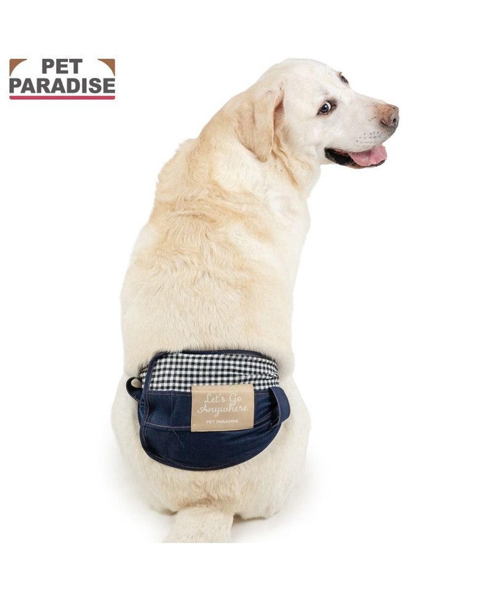 PET PARADISE ペットパラダイス デニム風 マナーベルト 中型犬 