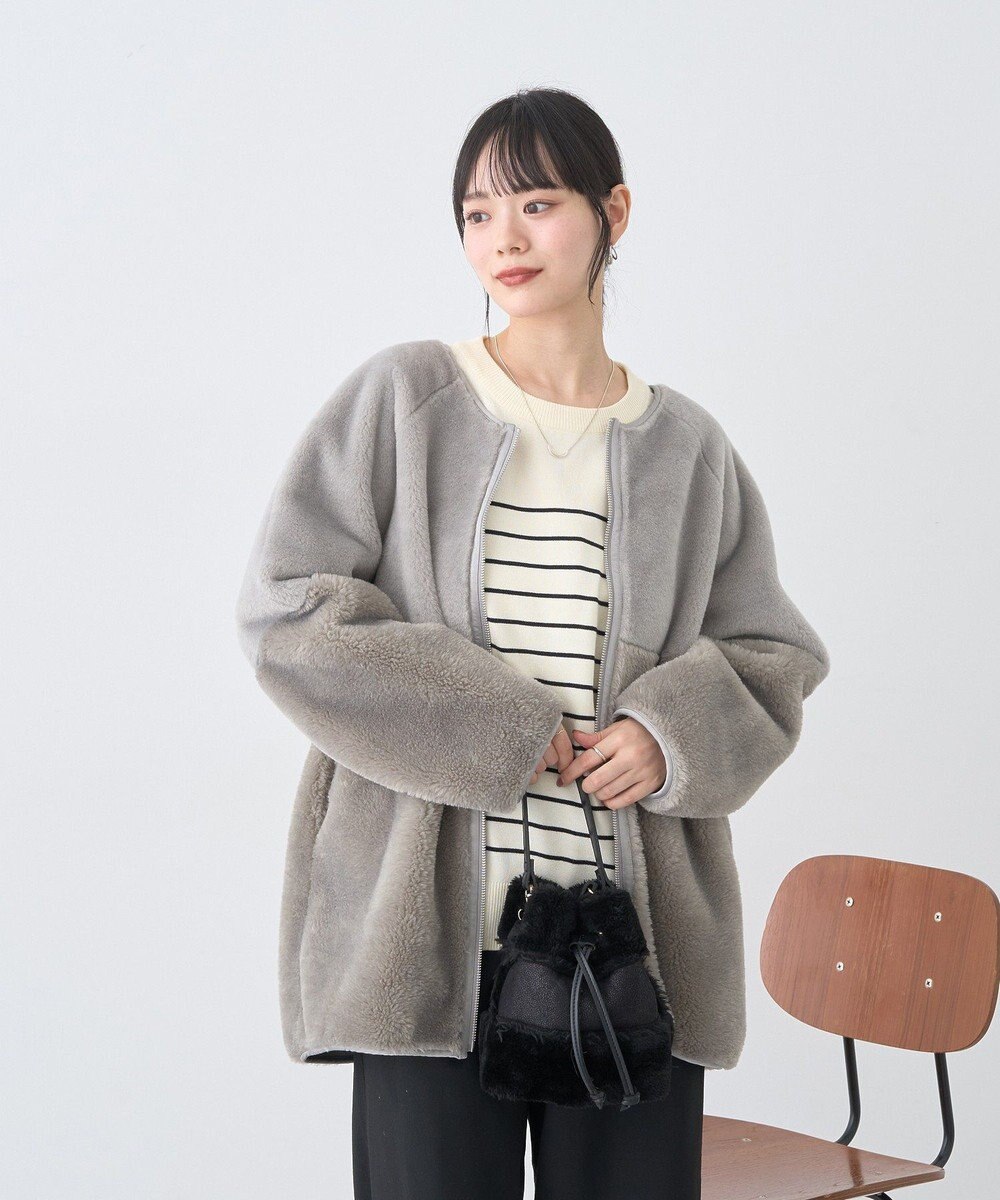 earth music&ecology 【洗濯機洗い可】レンチング(TM)エコヴェロ(TM)(チュニック) 