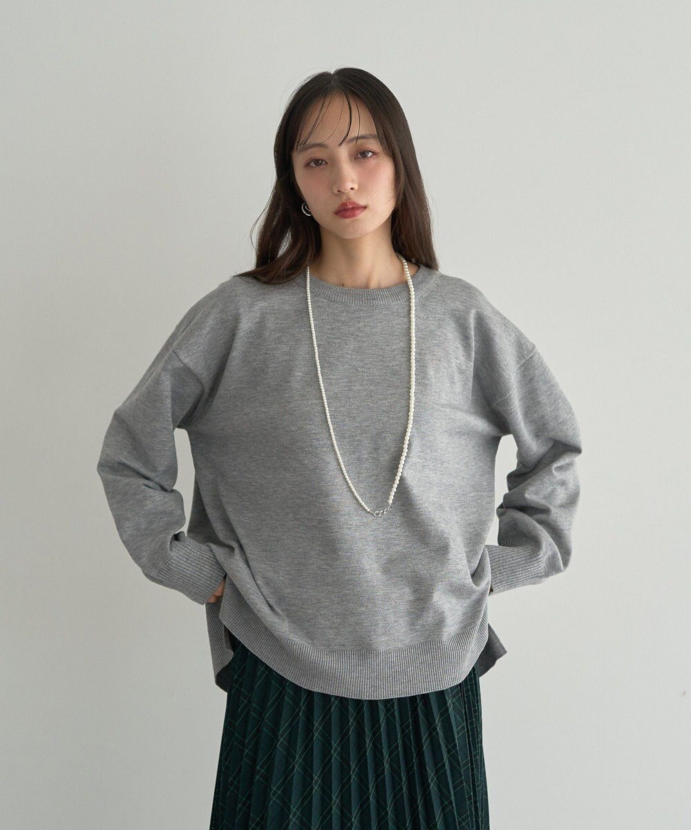 earth music&ecology 【洗濯機洗い可】レンチング(TM)エコヴェロ(TM)(チュニック) 