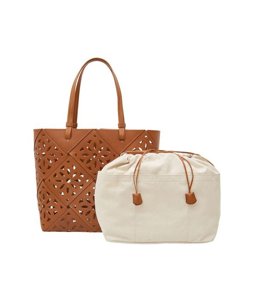 genten サスカットバスケット手提げバッグ＜LL＞ 