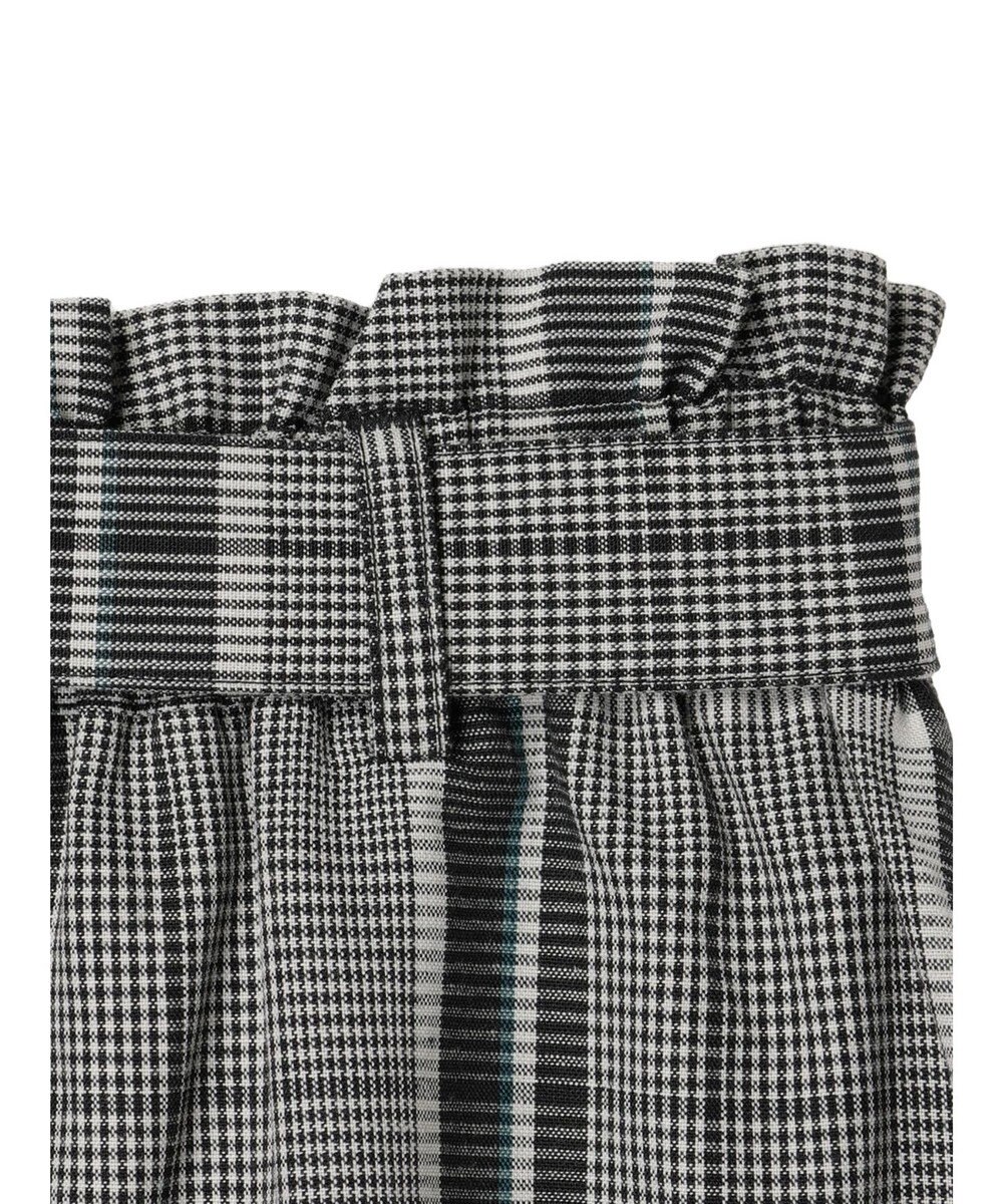 Green Parks 綿麻混バックルベルト付タイトスカート 