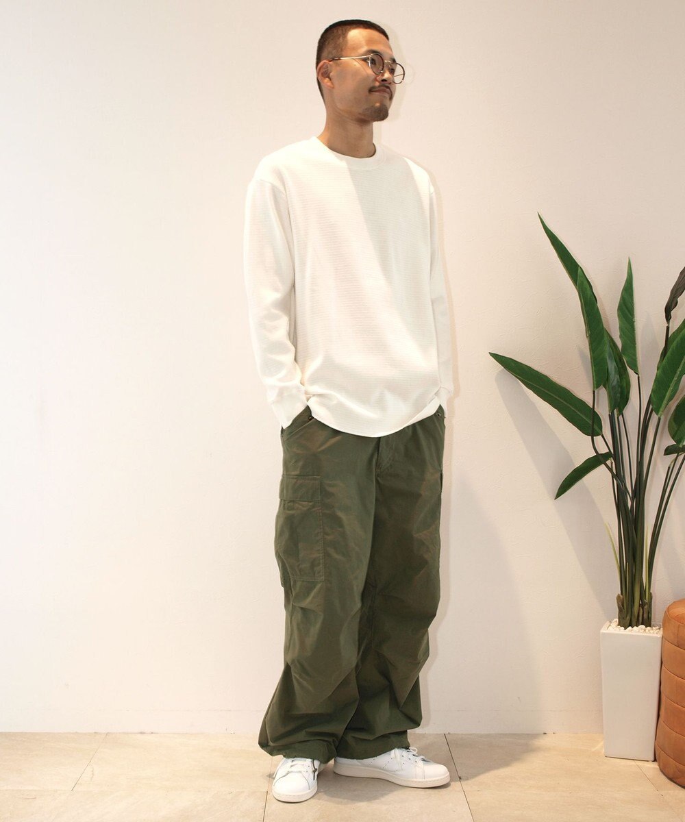 J.PRESS YORK STREET 【UNISEX】ハニカムワッフル Tシャツ 