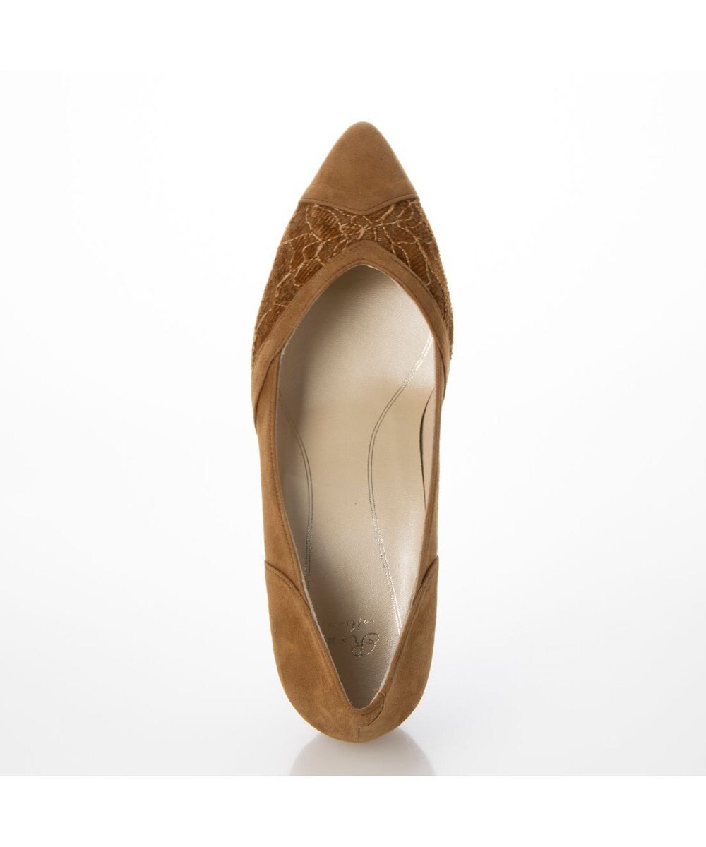 Riz raffinee <Riz raffinee>レースポインテッドトゥパンプス 