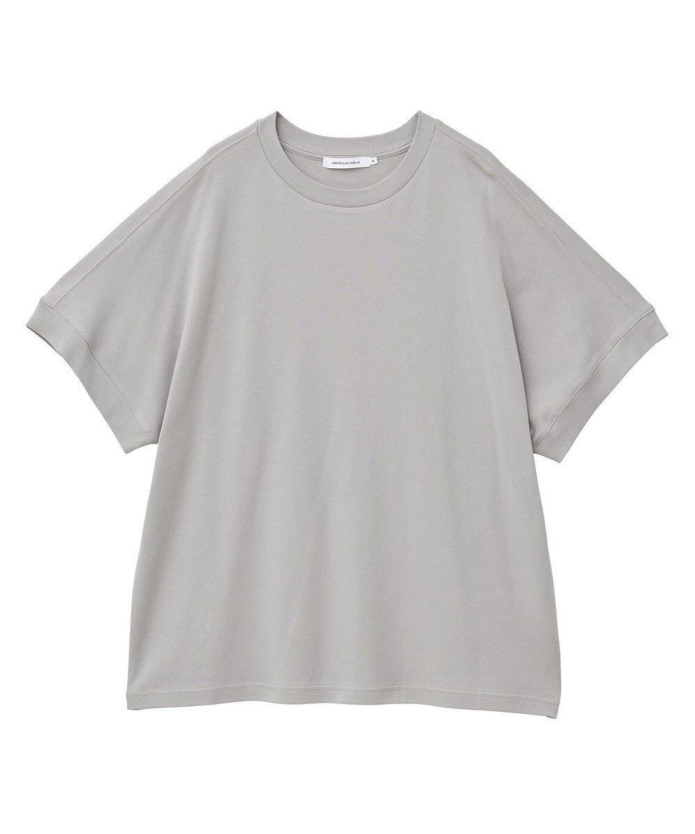 AMERICAN HOLIC 【接触冷感】スムースフレンチスリーブプルオーバー 