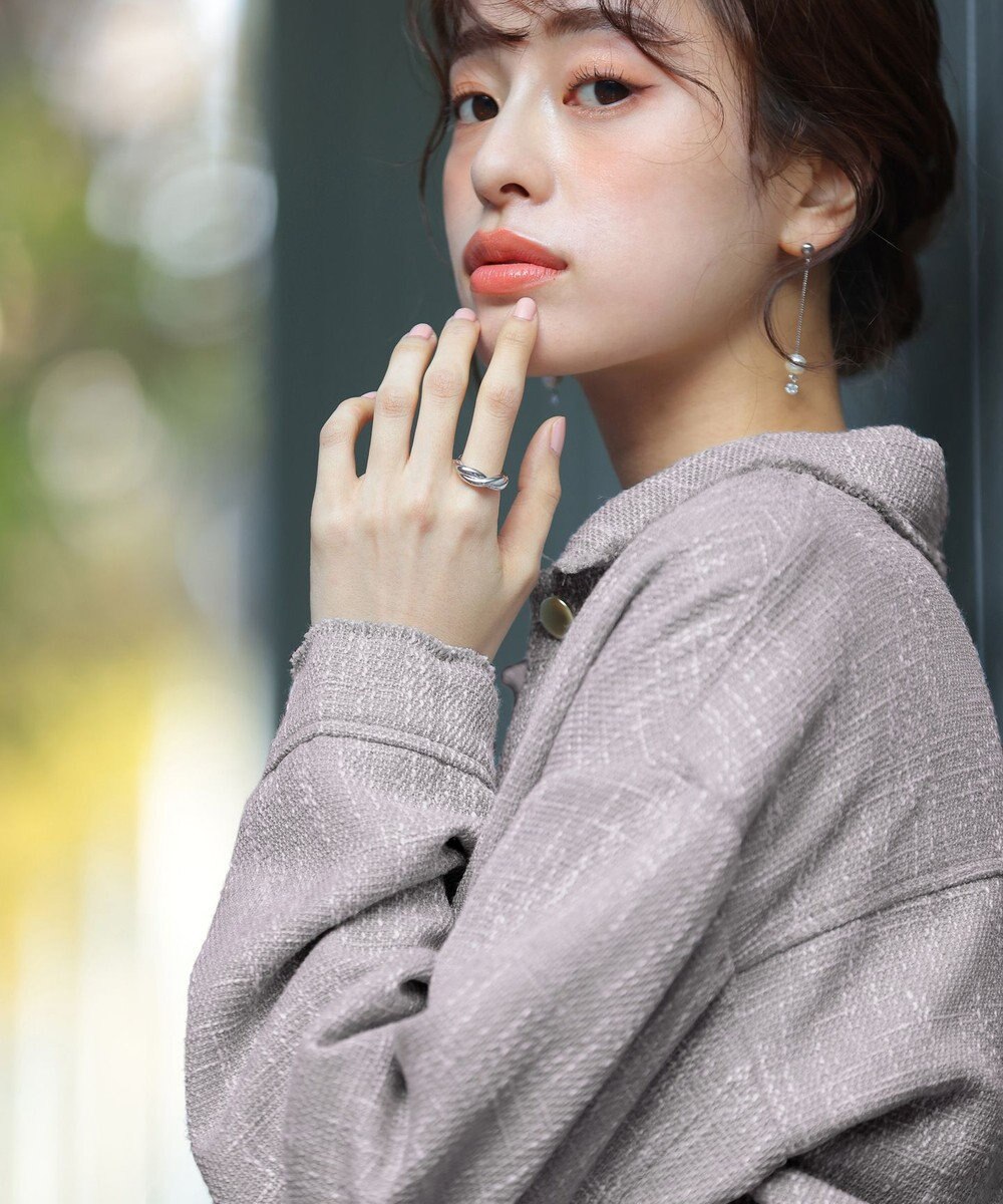 Tiaclasse 【洗える】ツイードジャケット 