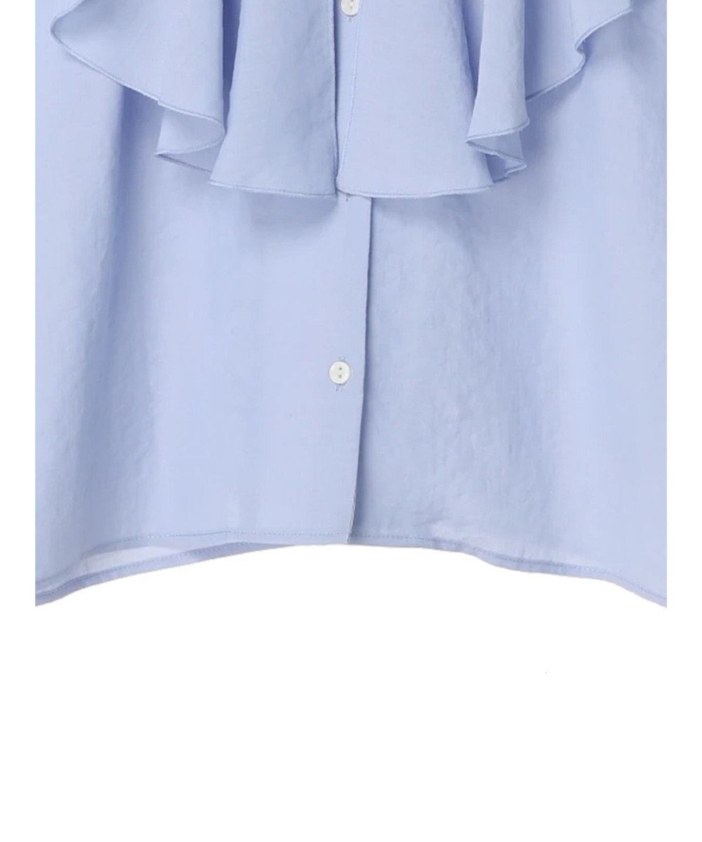 earth music&ecology ラッフルショートブラウス 